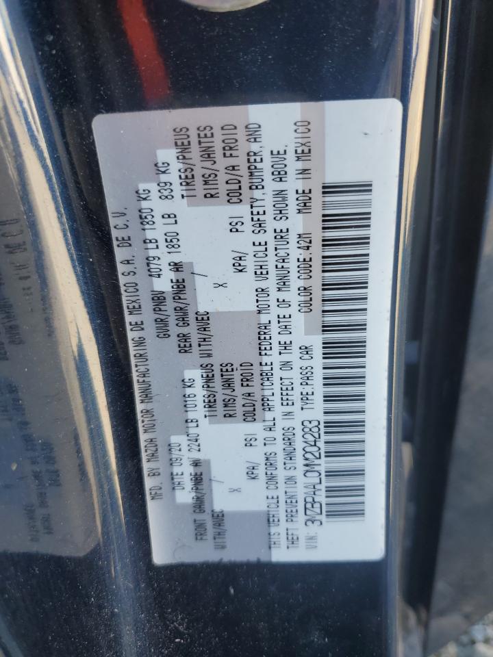 2021 Mazda 3 VIN: 3MZBPAAL0MM204283 Lot: 86497245