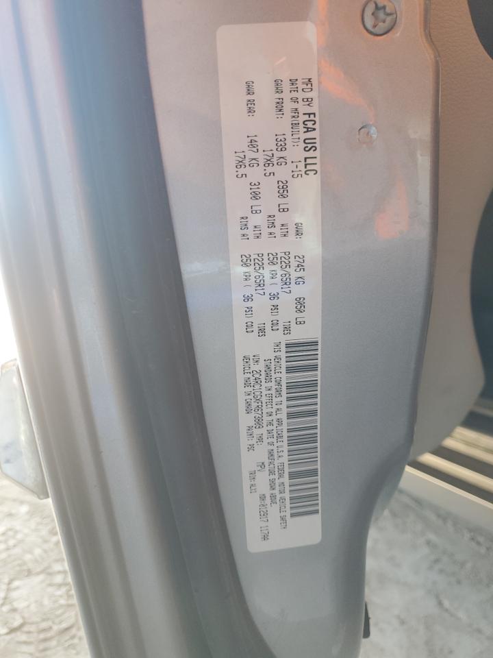 2015 Chrysler Town & Country Touring L VIN: 2C4RC1CGXFR673809 Lot: 85122485