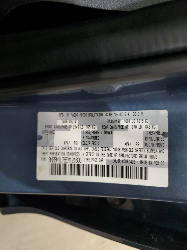 2014 Mazda 3 Touring VIN: 3MZBM1L76EM121600 Lot: 89649745