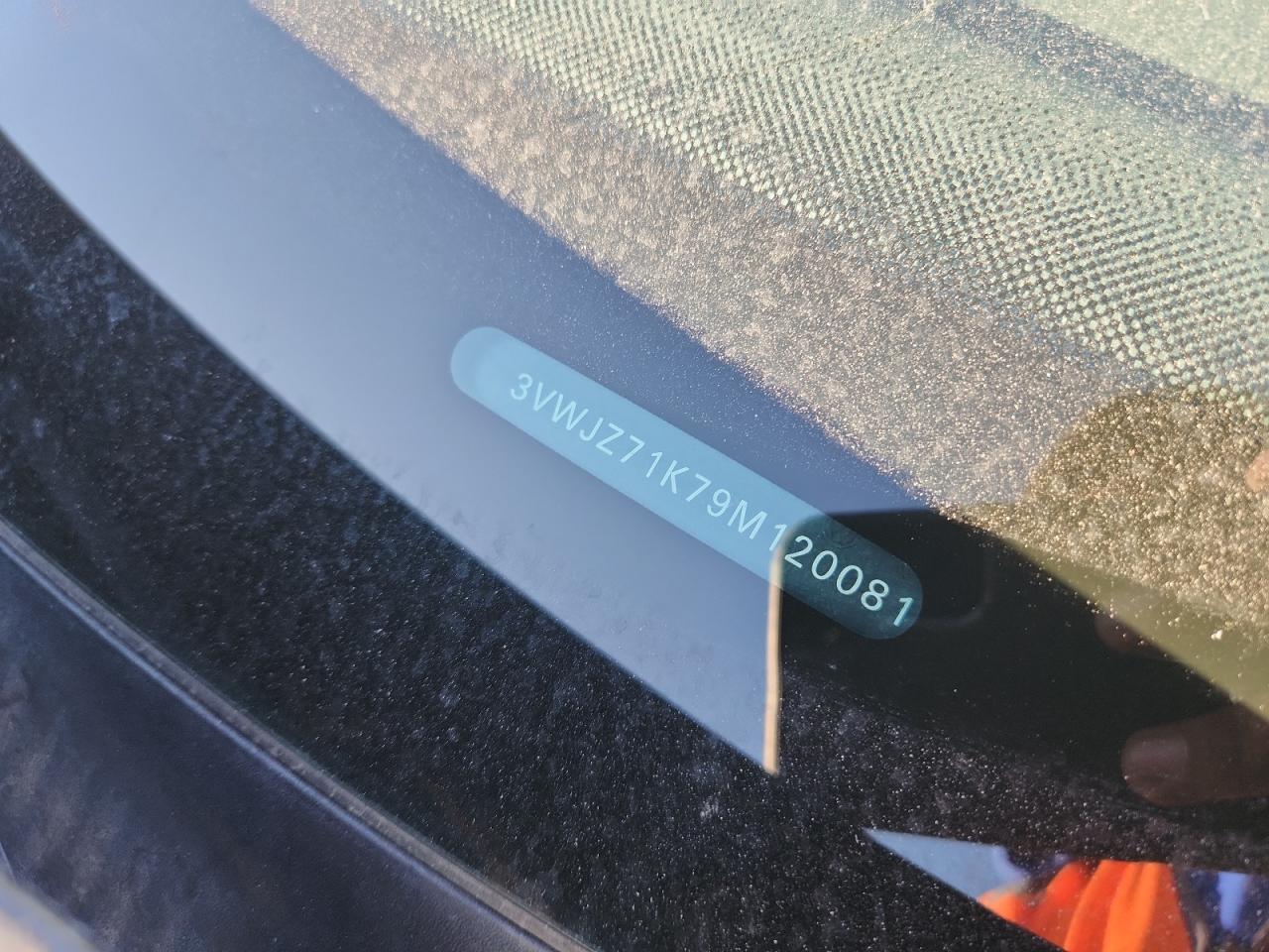 2009 Volkswagen Jetta S VIN: 3VWJZ71K79M120081 Lot: 81973185