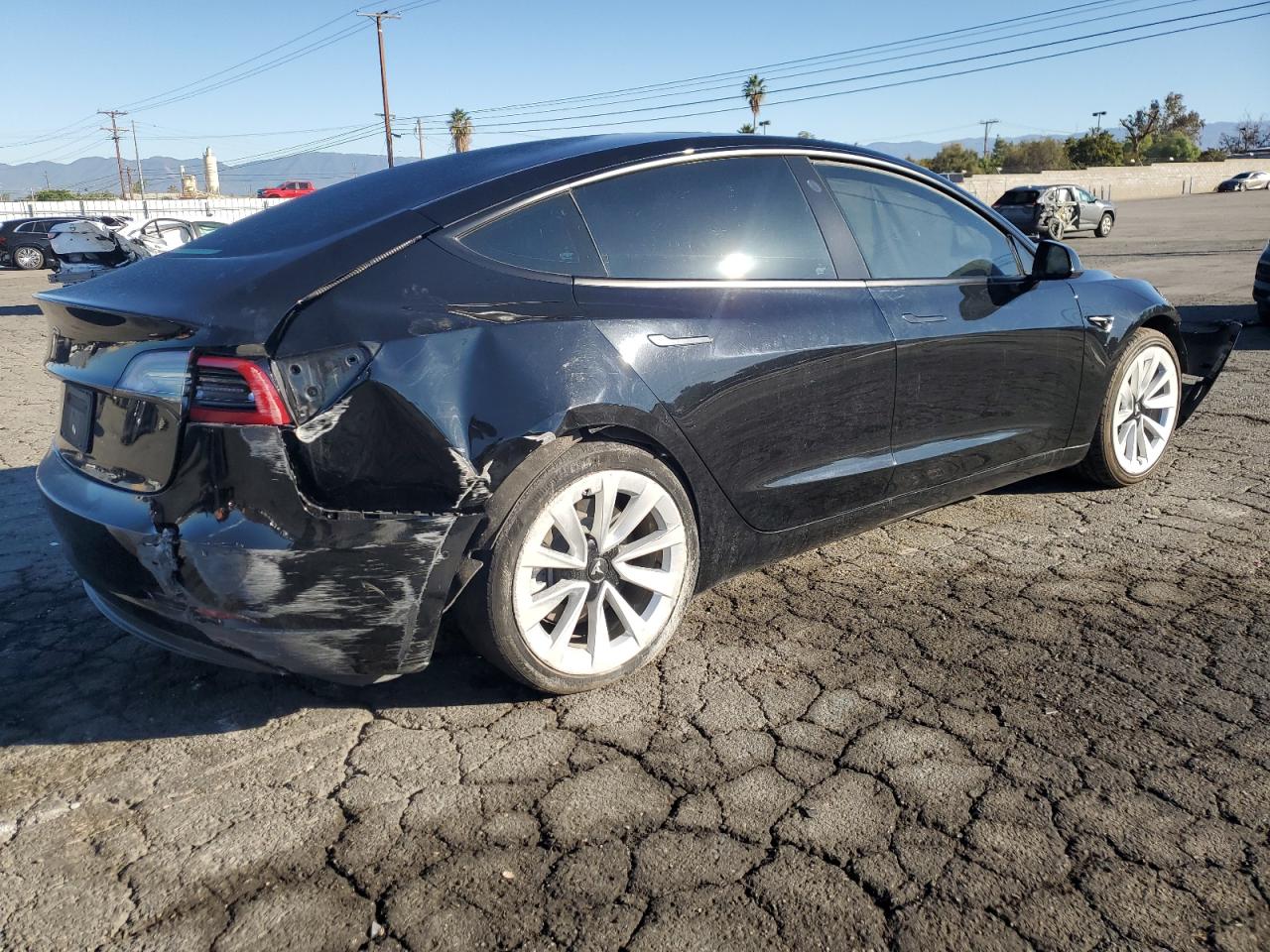 2022 Tesla Model 3 black null electric 5YJ3E1EAXNF371696 photo #4