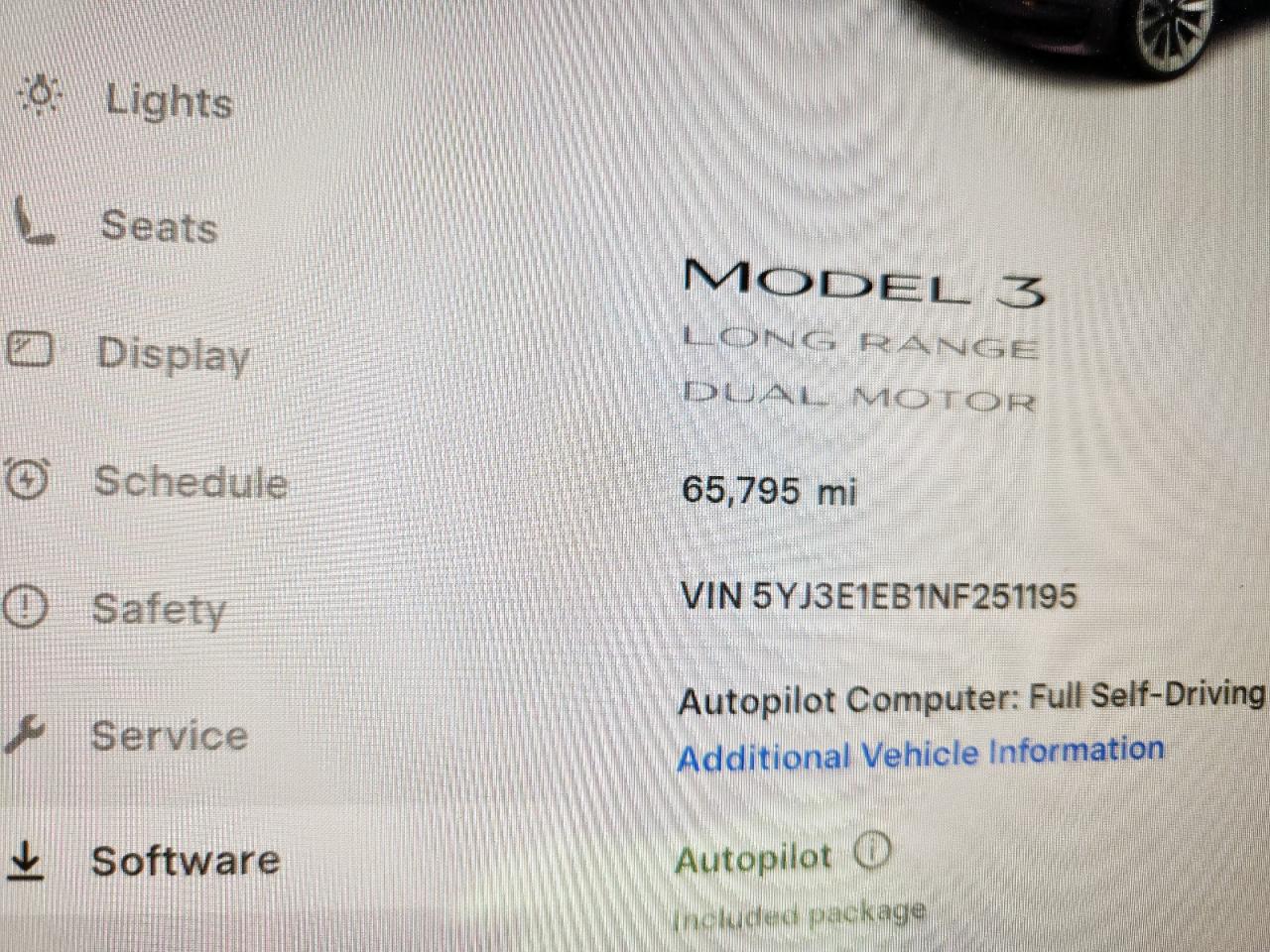 2022 Tesla Model 3 VIN: 5YJ3E1EB1NF251195 Lot: 86134865