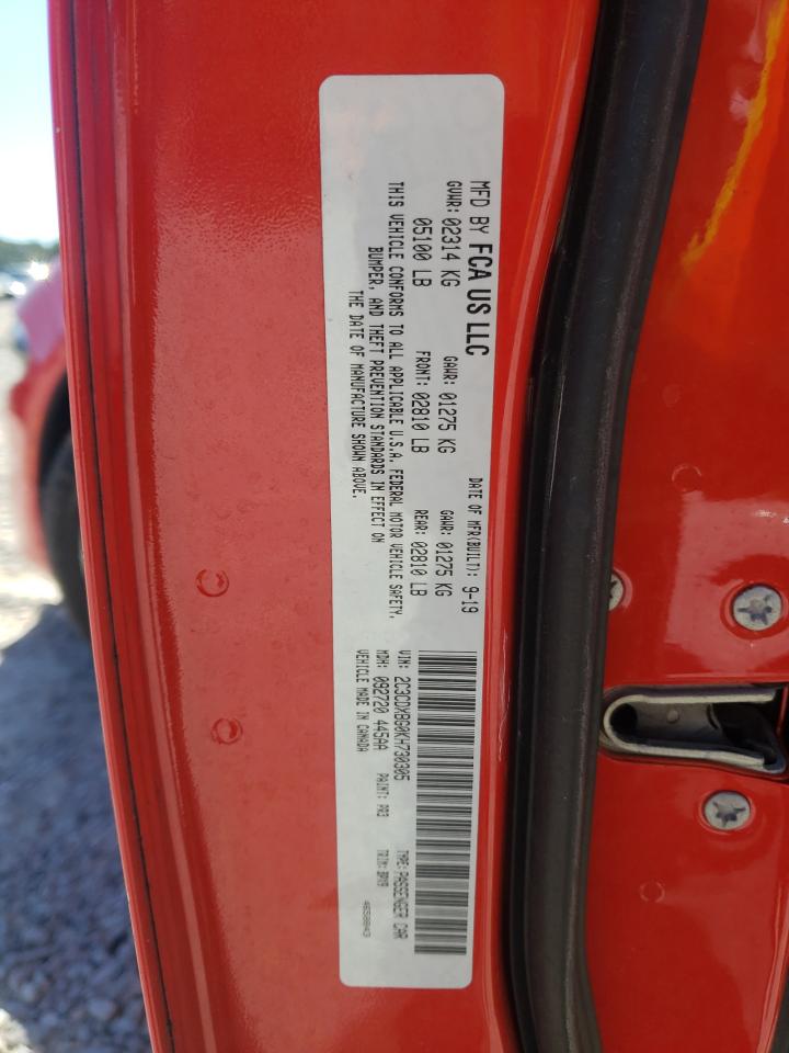 2019 Dodge Charger Sxt VIN: 2C3CDXBG0KH730305 Lot: 86328065