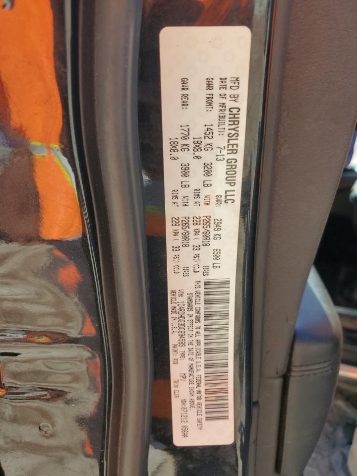 2013 Dodge Durango Crew VIN: 1C4RDHDG3DC694589 Lot: 87280025