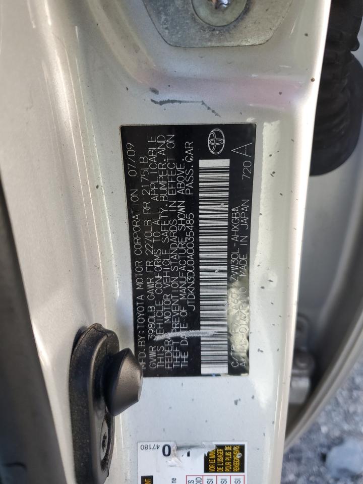 2010 Toyota Prius VIN: JTDKN3DU0A0035485 Lot: 84891905