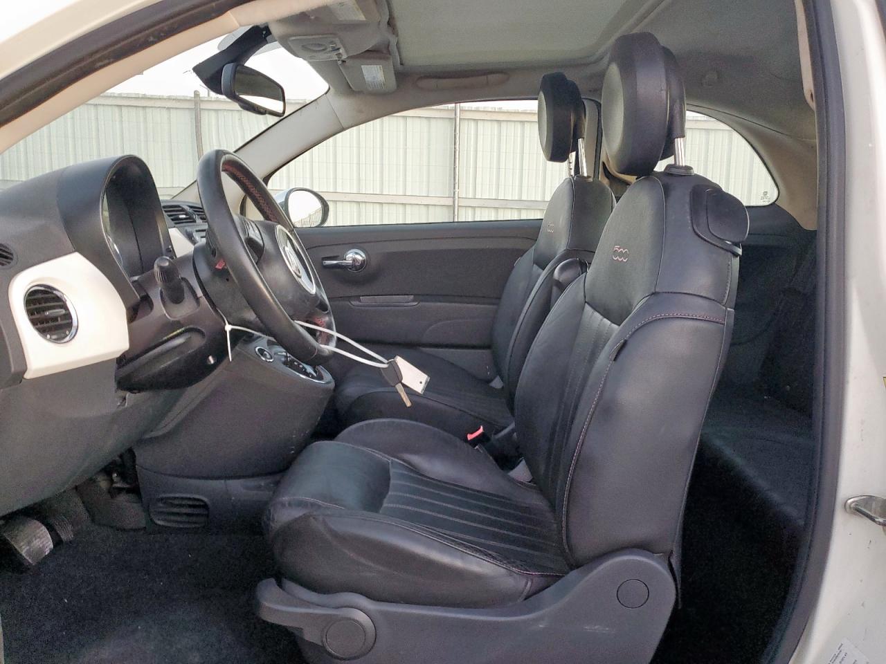 2012 Fiat 500 Lounge VIN: 3C3CFFCR7CT195163 Lot: 90468405