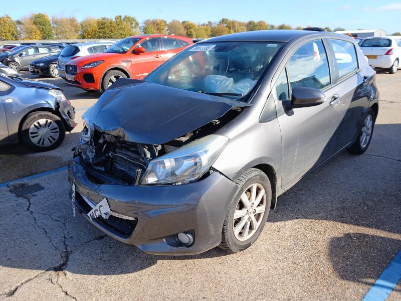2012 TOYOTA YARIS 1.33 VVT-I T SPIRIT 5DR MULTIDRIVE S for sale at Copart NEWBURY