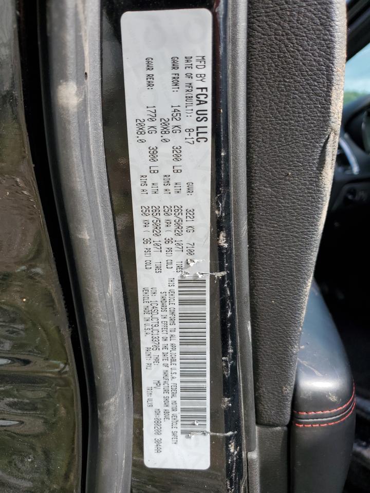 2018 Dodge Durango R/T VIN: 1C4SDJCT9JC133705 Lot: 81981615