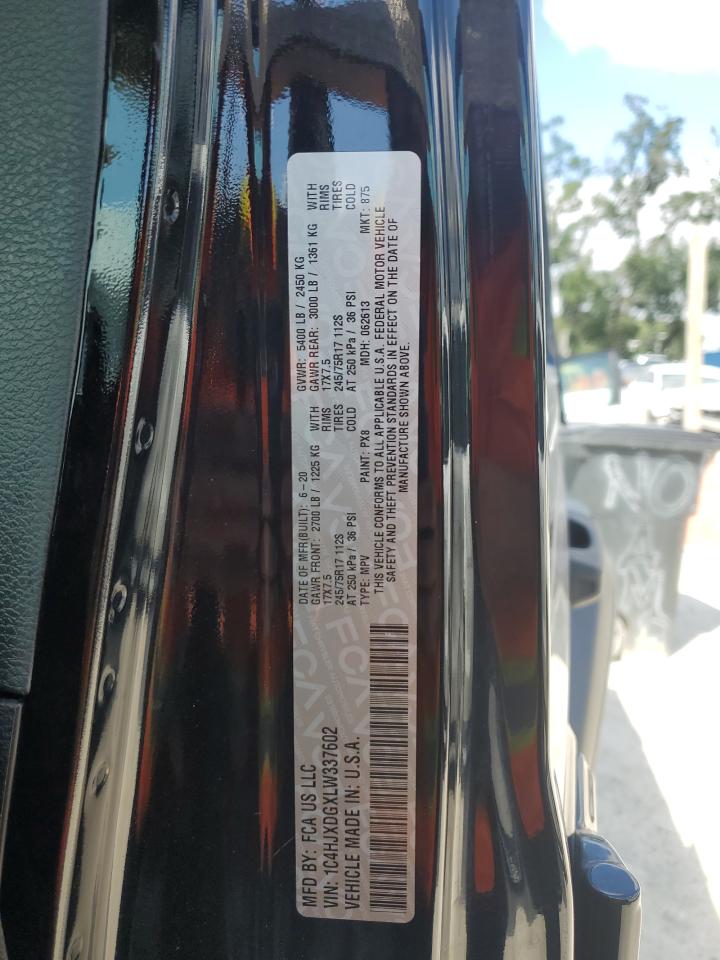 2020 Jeep Wrangler Unlimited Sport VIN: 1C4HJXDGXLW337602 Lot: 84790095