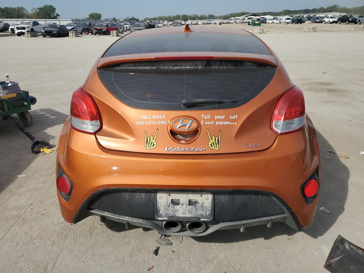 2015 Hyundai Veloster Turbo VIN: KMHTC6AEXFU220194 Lot: 84483855