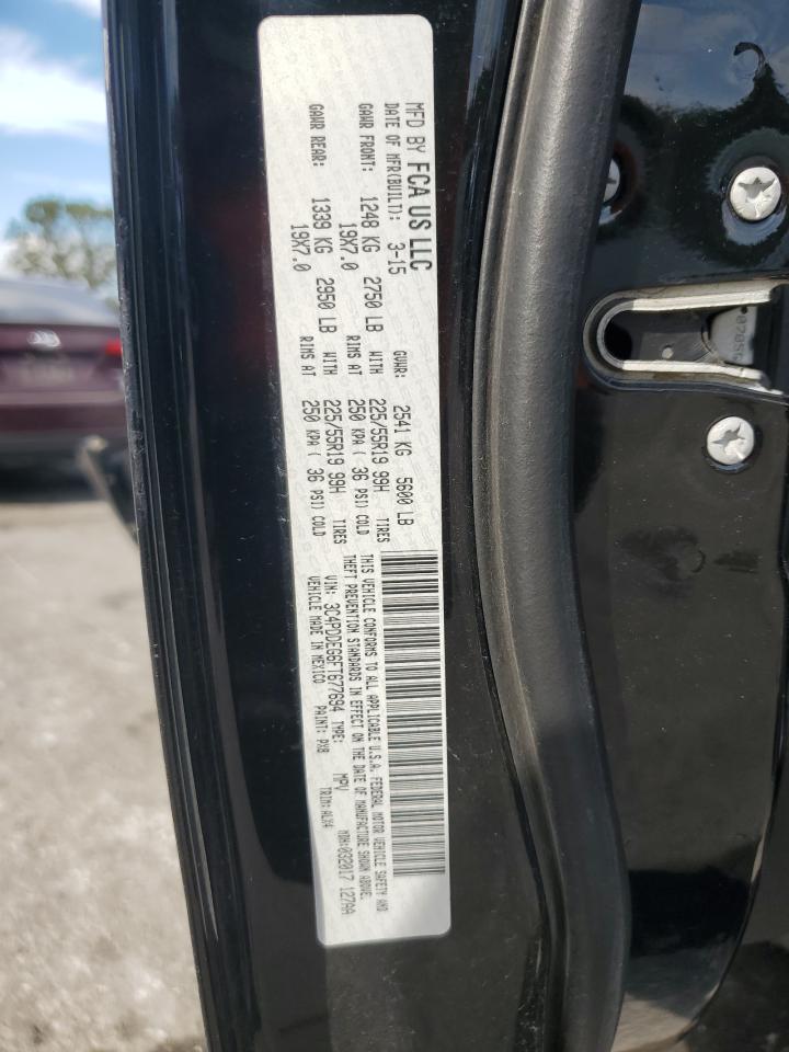 2015 Dodge Journey R/T VIN: 3C4PDDEG6FT677694 Lot: 85139955