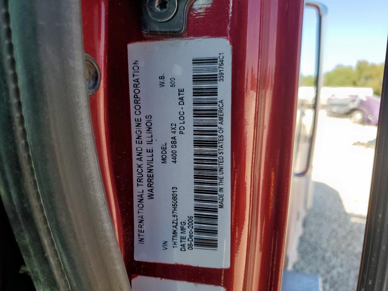 2007 International 4000 4400 VIN: 1HTMKAZL97H508013 Lot: 86878335