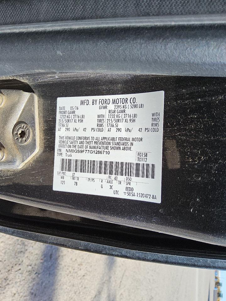 2016 Ford Transit Connect Xlt VIN: NM0GS9F77G1286710 Lot: 90938755