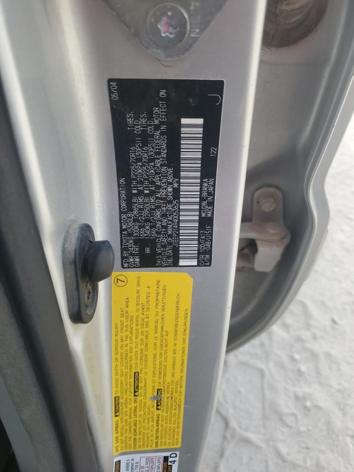 2004 Toyota Highlander VIN: JTEEP21A940053625 Lot: 82358865