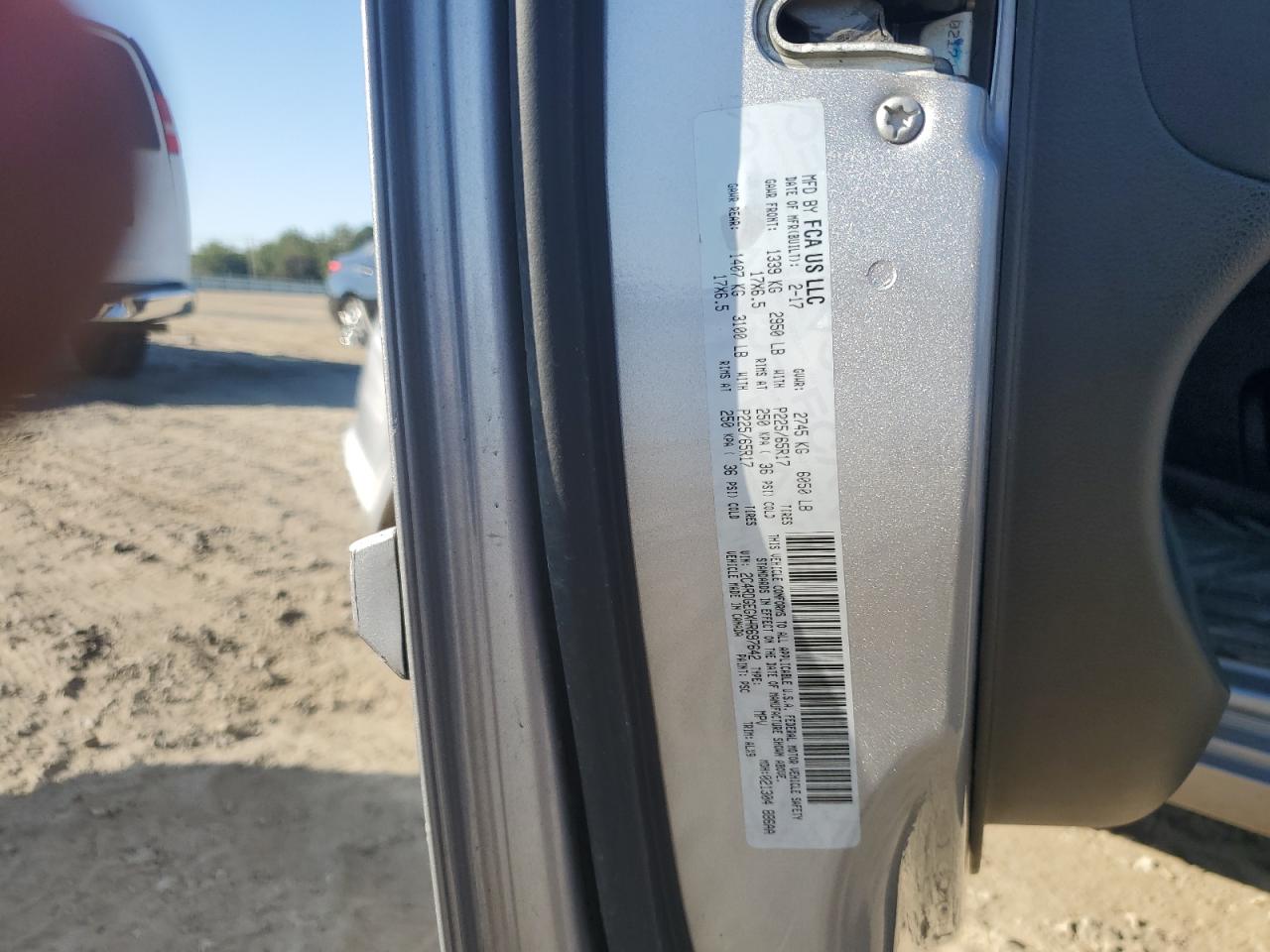 2017 Dodge Grand Caravan Gt VIN: 2C4RDGEGXHR697642 Lot: 82414375