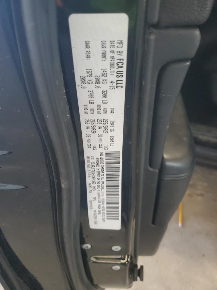 2015 Jeep Grand Cherokee Laredo VIN: 1C4RJFAG4FC804389 Lot: 85147835