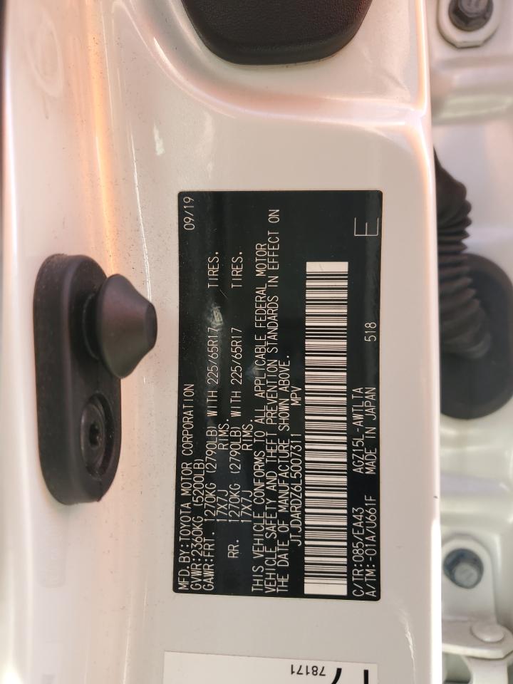 2020 Lexus Nx 300 VIN: JTJDARDZ6L5007311 Lot: 85475025