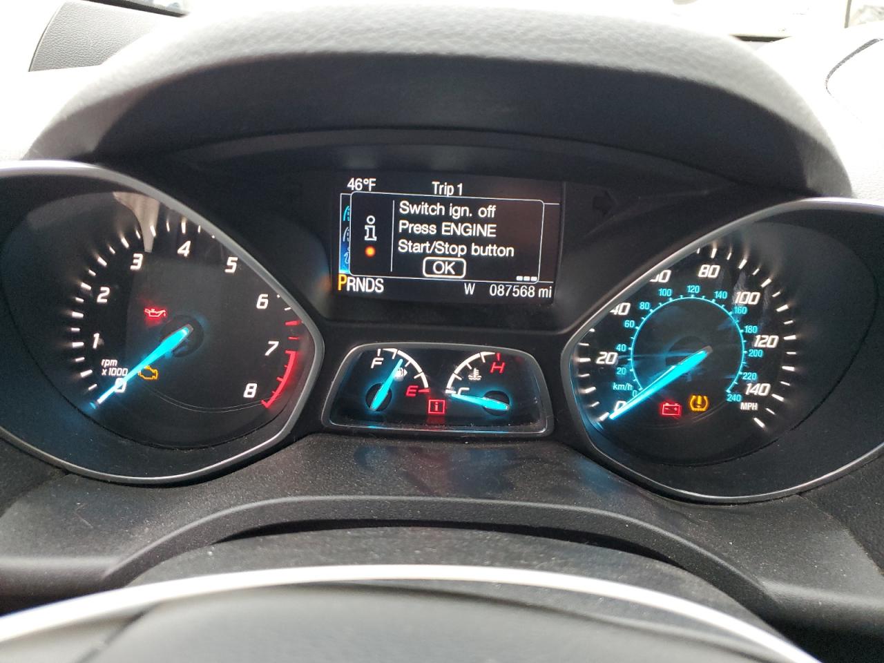 2015 Ford Escape Titanium VIN: 1FMCU9JX0FUB44582 Lot: 90279025