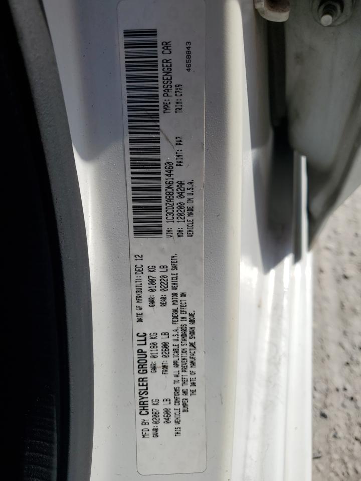 2013 Dodge Avenger Se VIN: 1C3CDZAB8DN614460 Lot: 84970415