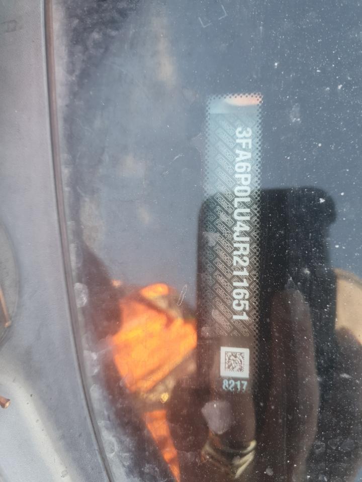 2018 Ford Fusion Se Hybrid VIN: 3FA6P0LU4JR211651 Lot: 85589865