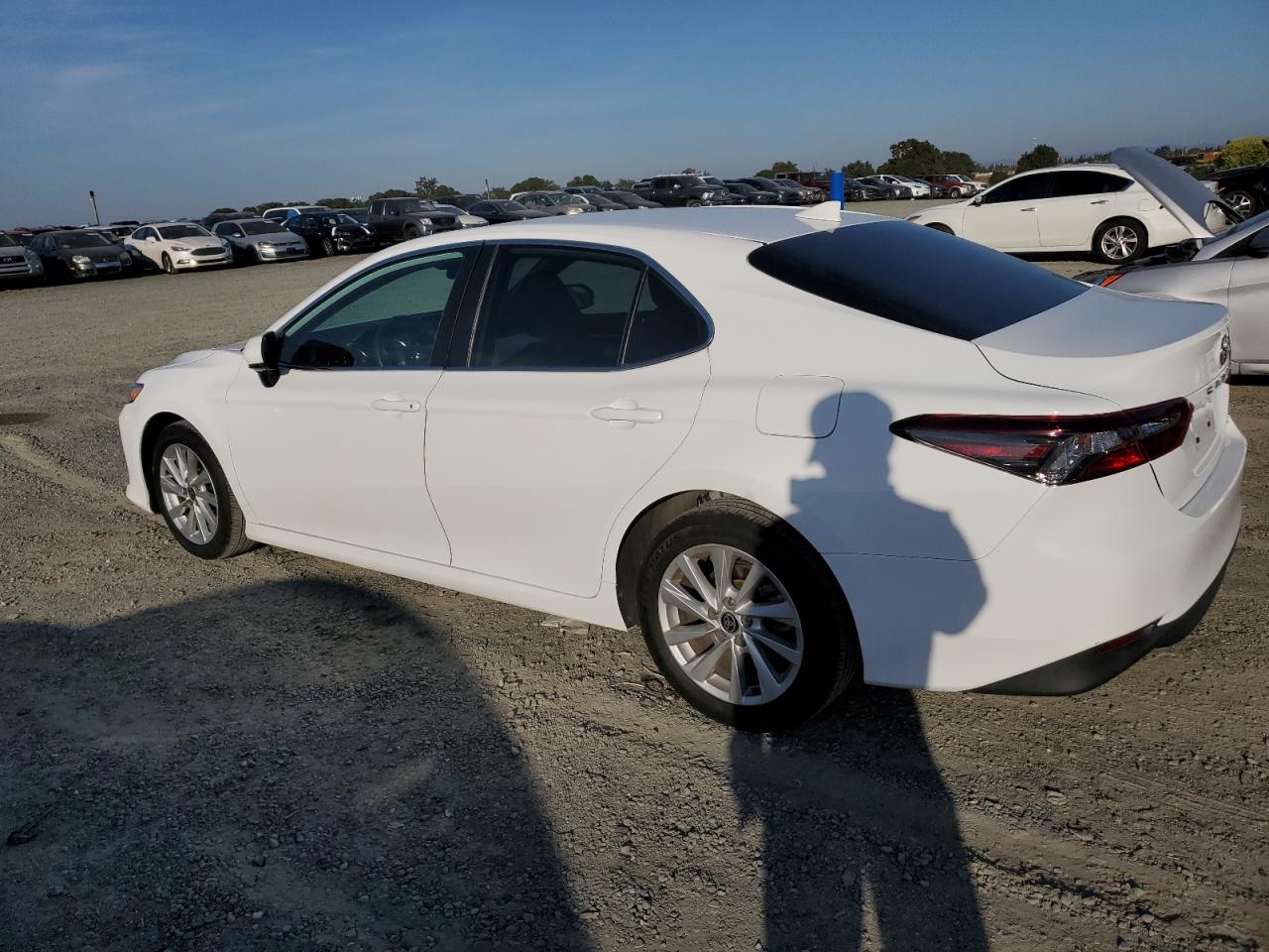 2022 Toyota Camry Le white null gas 4T1C11AK8NU658404 photo #3