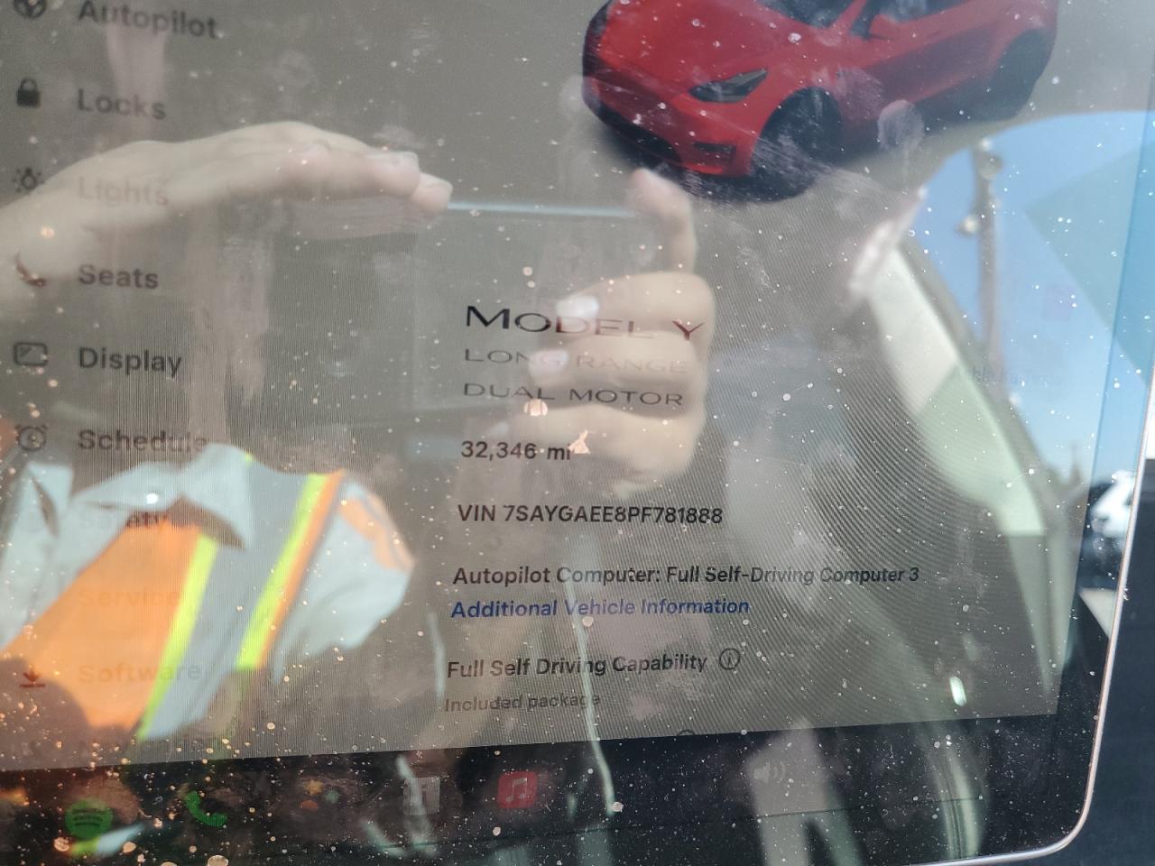 2023 Tesla Model Y VIN: 7SAYGAEE8PF781888 Lot: 90372525