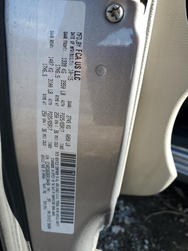 2016 Dodge Grand Caravan Se VIN: 2C4RDGBG8GR184490 Lot: 85286165