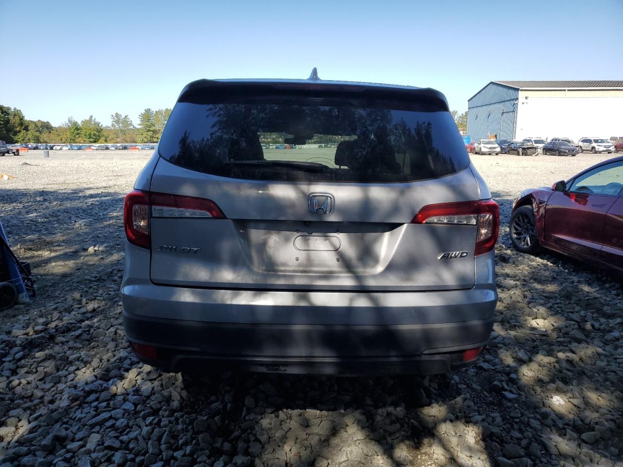 2021 Honda Pilot Lx VIN: 5FNYF6H13MB020607 Lot: 84836685