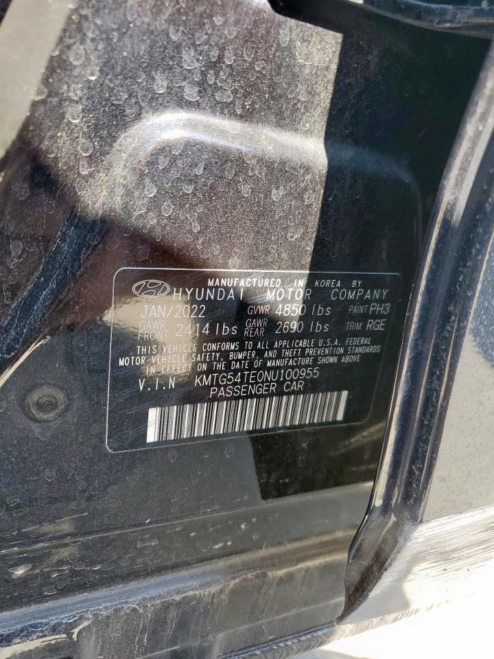 2022 Genesis G70 Base VIN: KMTG54TE0NU100955 Lot: 84755895