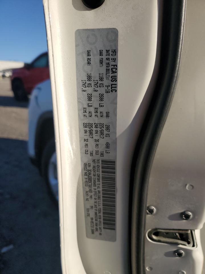 2019 Jeep Compass Latitude VIN: 3C4NJDBB5KT601483 Lot: 87389745