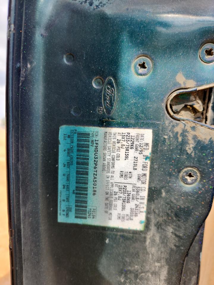 1996 Ford Explorer VIN: 1FMDU32P6TZA50186 Lot: 85695995