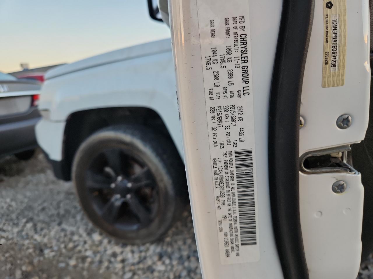 2014 Jeep Patriot Sport VIN: 1C4NJPBA0ED691239 Lot: 85943035