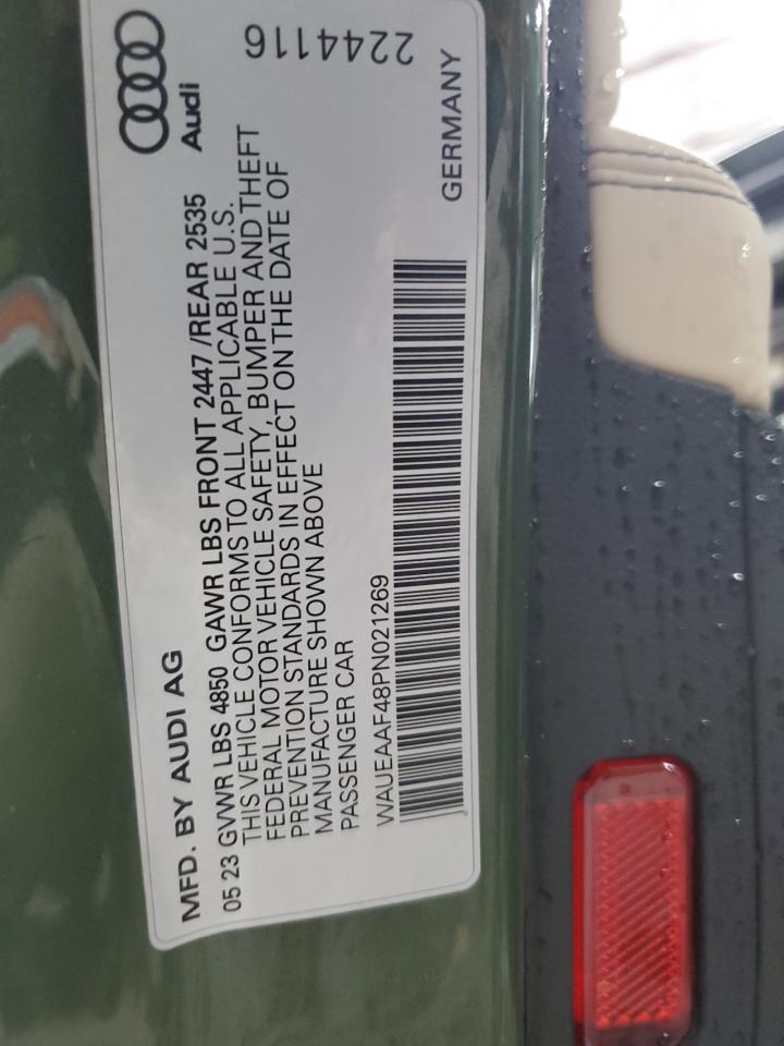 2023 Audi A4 Premium Plus 45 VIN: WAUEAAF48PN021269 Lot: 90888255