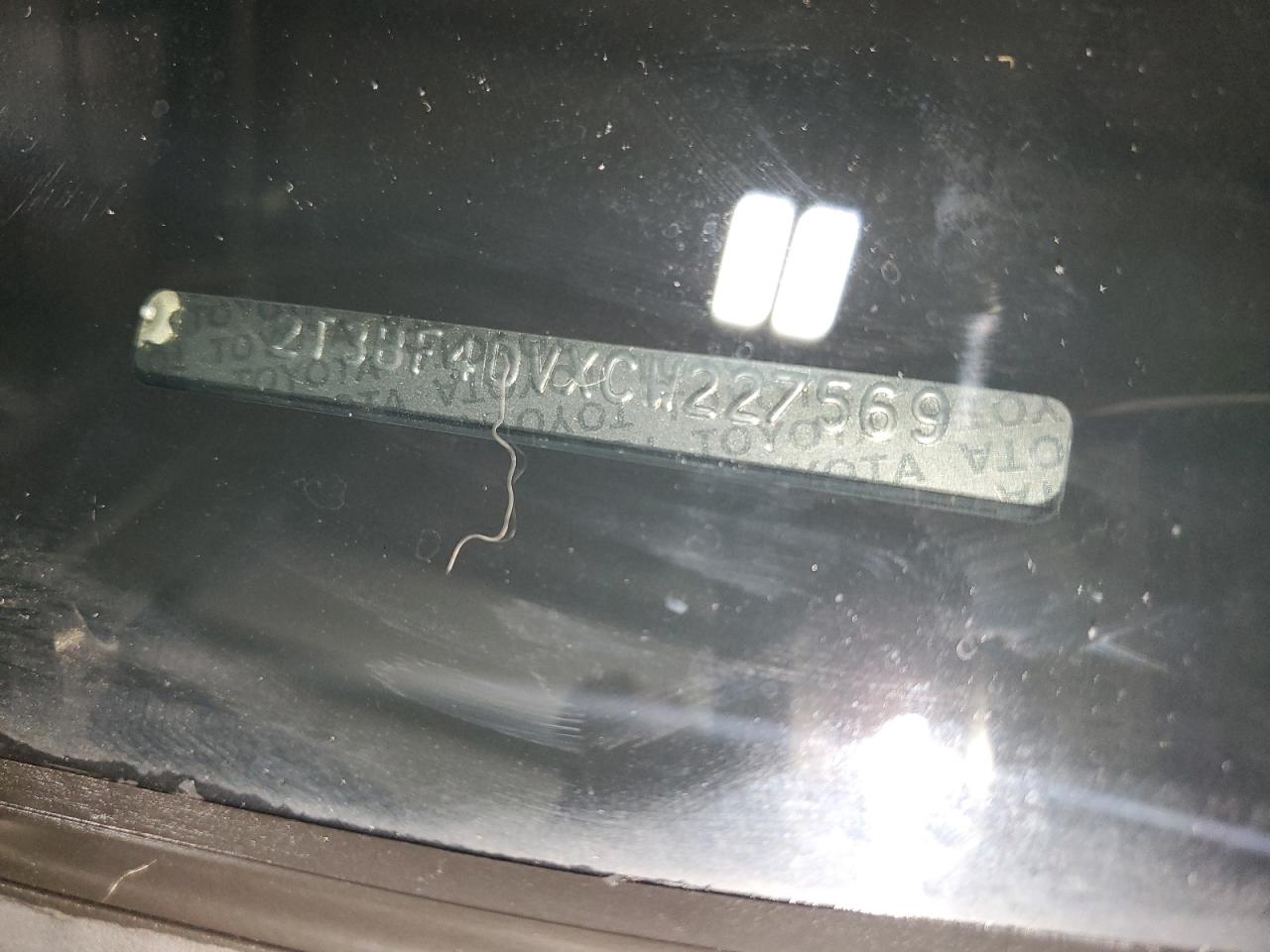 2012 Toyota Rav4 VIN: 2T3BF4DVXCW227569 Lot: 85462925