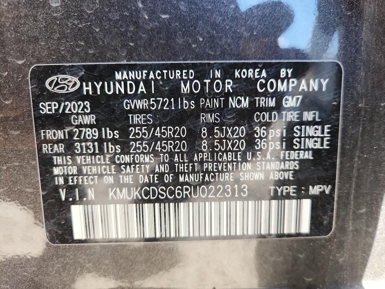 2024 Genesis Gv60 Advanced VIN: KMUKCDSC6RU022313 Lot: 84463565