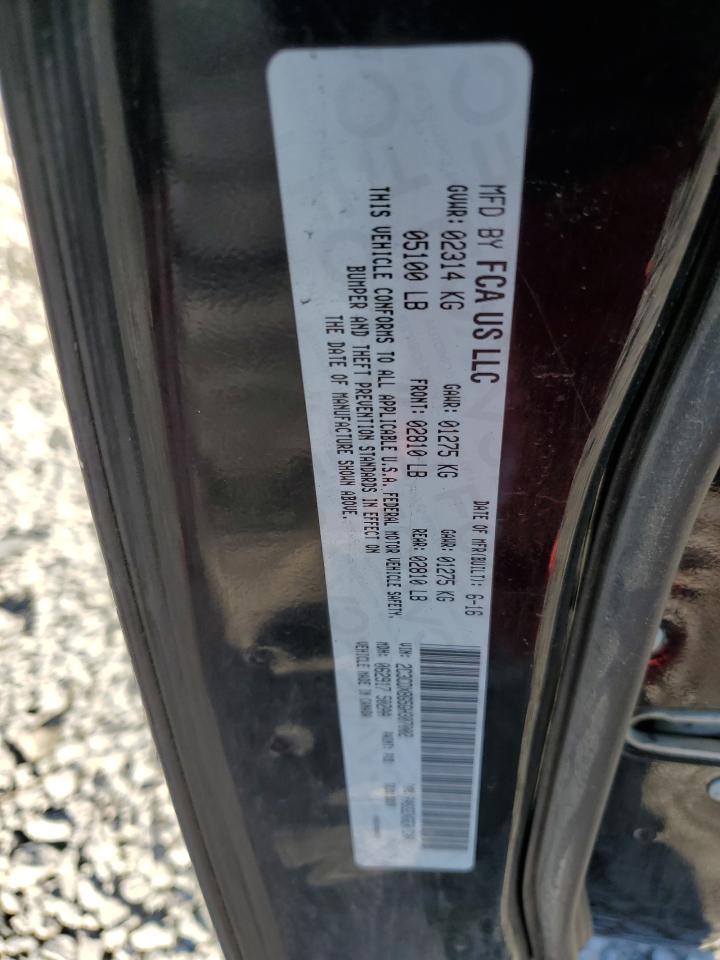 2016 Dodge Charger Se VIN: 2C3CDXBG5GH307002 Lot: 90811655