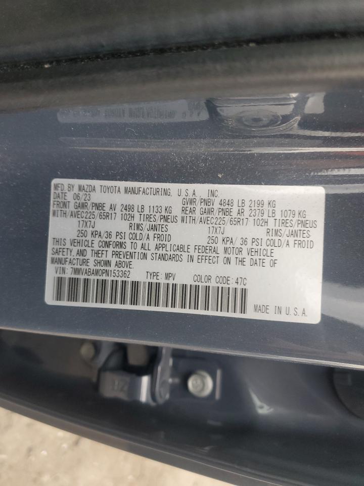 2023 Mazda Cx-50 Select VIN: 7MMVABAM0PN153362 Lot: 90111865