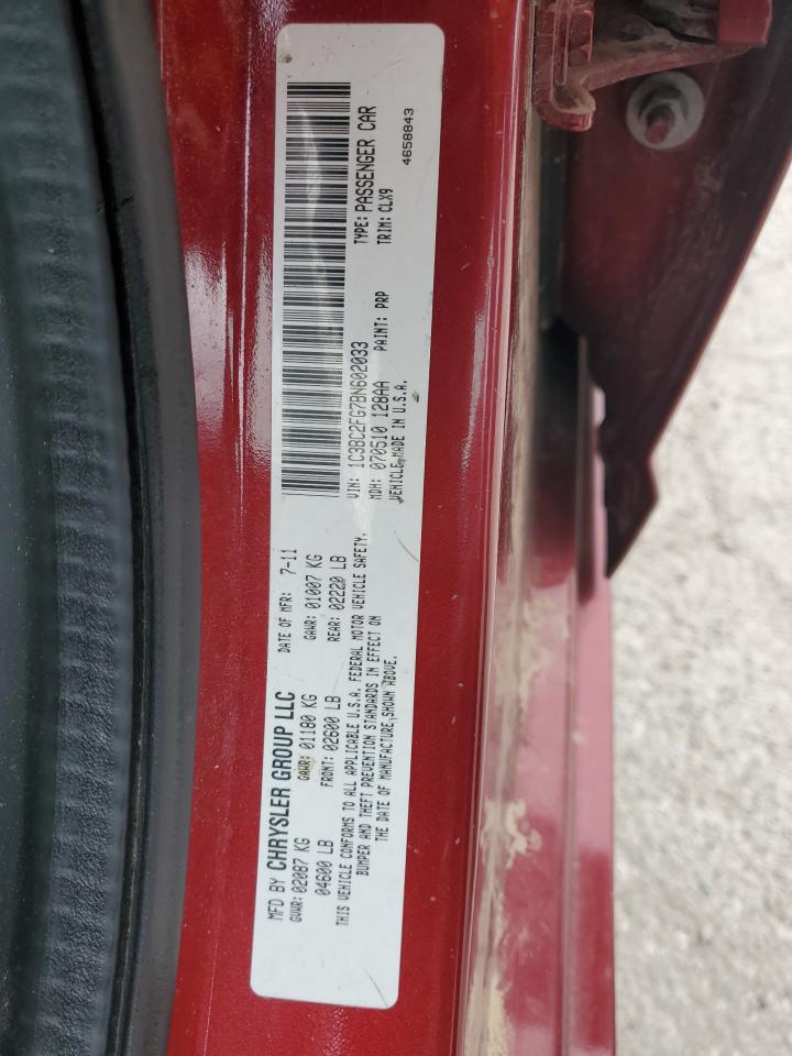 2011 Chrysler 200 Limited VIN: 1C3BC2FG7BN602033 Lot: 89519625