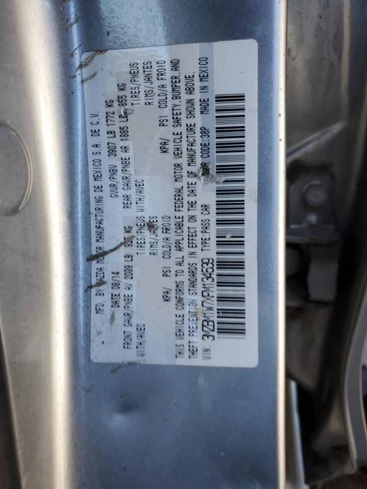 2015 Mazda 3 Grand Touring VIN: 3MZBM1W7XFM134539 Lot: 82641165