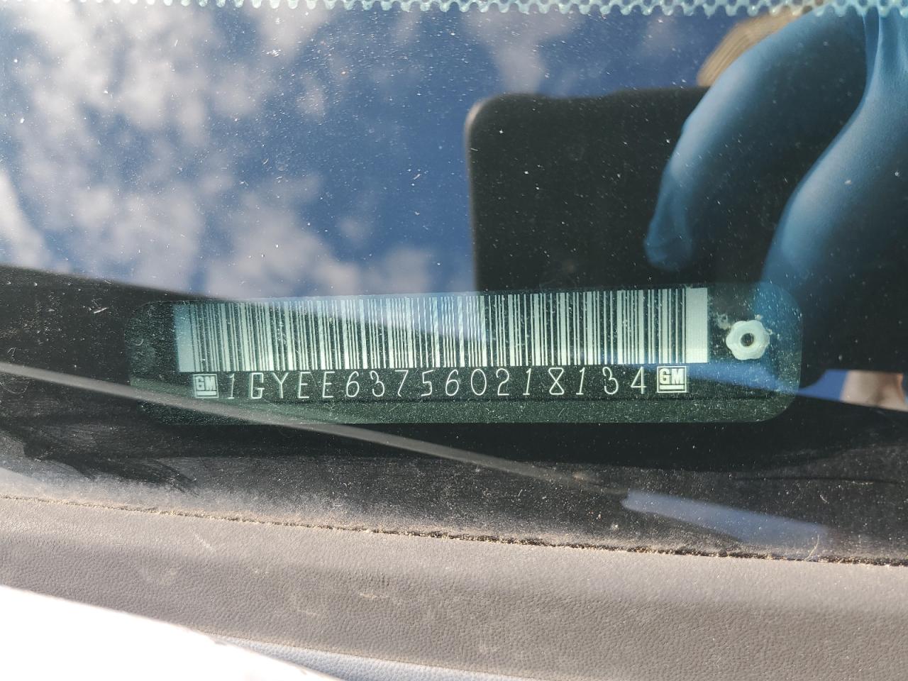 2006 Srx VIN: 1GYEE637560218134 Lot: 85745245