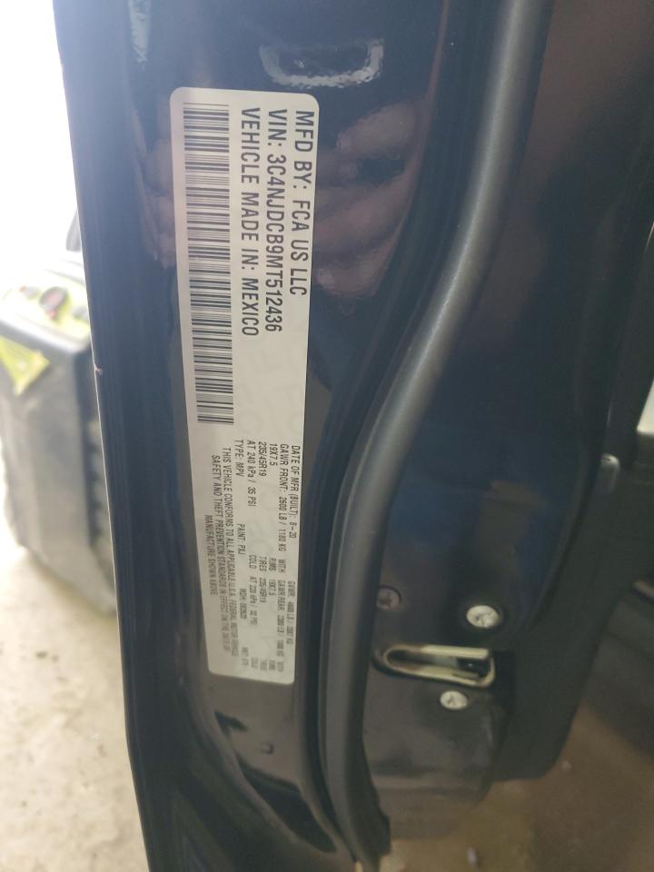 2021 Jeep Compass Limited VIN: 3C4NJDCB9MT512436 Lot: 85277875