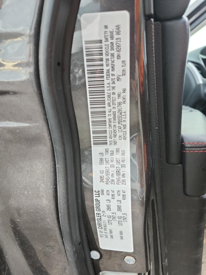 2014 Jeep Cherokee Trailhawk VIN: 1C4PJMBS5EW201706 Lot: 86647205