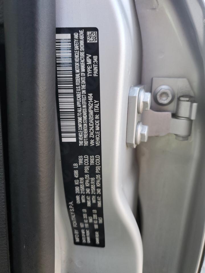 2021 Jeep Renegade Sport VIN: ZACNJDAB5MPN21464 Lot: 85080405