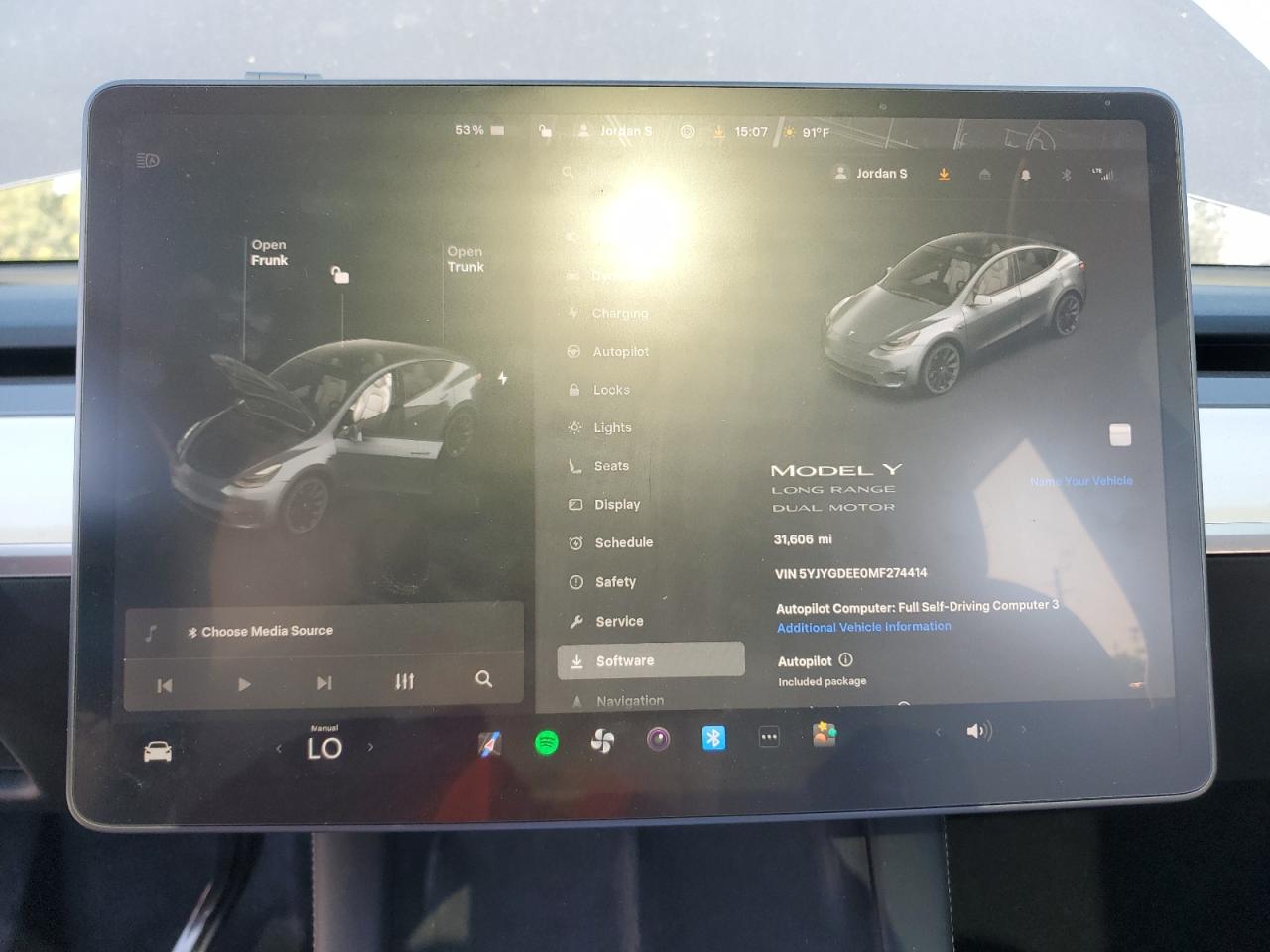 2021 Tesla Model Y VIN: 5YJYGDEE0MF274414 Lot: 87286445