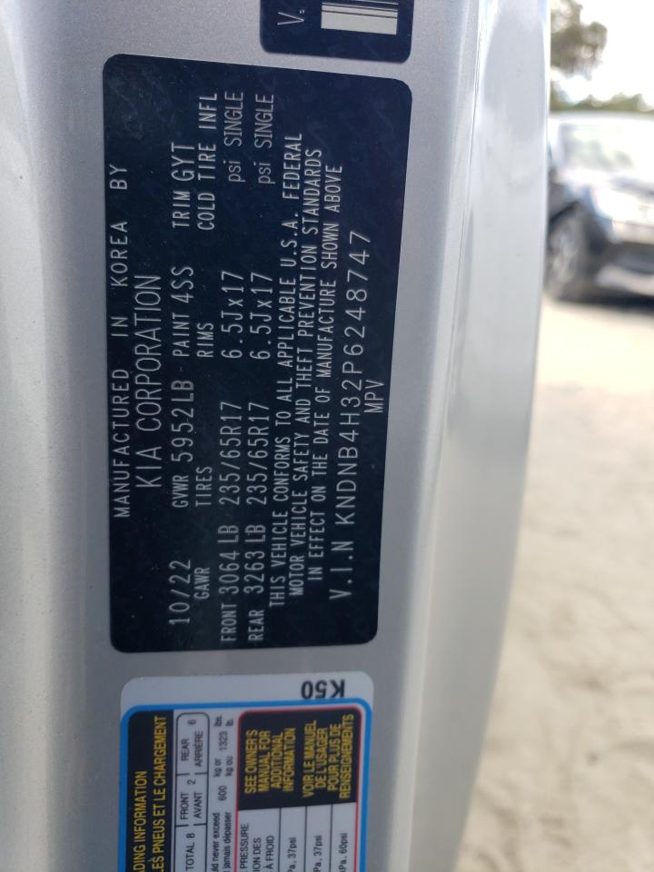 2023 Kia Carnival Lx VIN: KNDNB4H32P6248747 Lot: 84922405