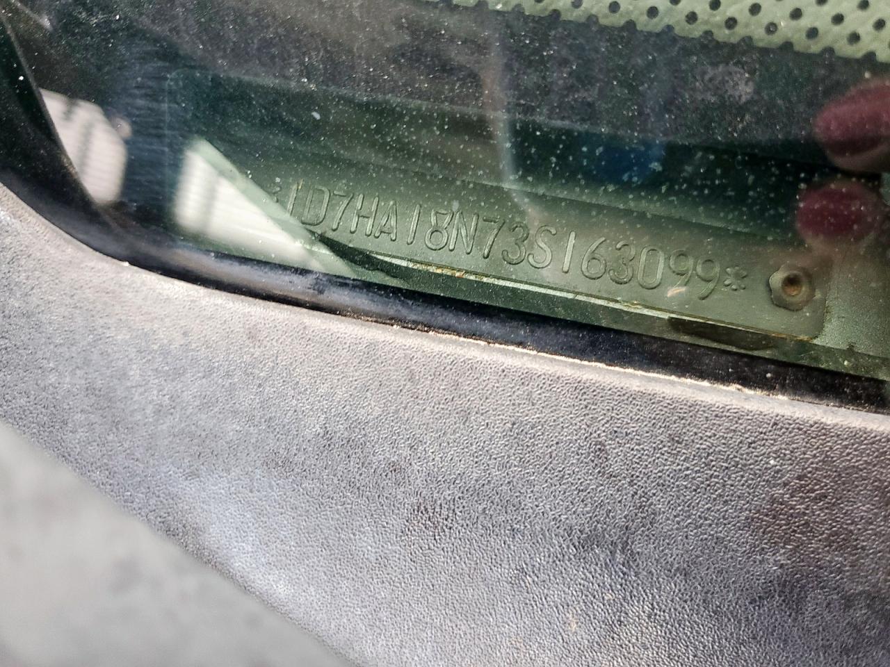 2003 Dodge Ram 1500 St VIN: 1D7HA18N73S163099 Lot: 90266515