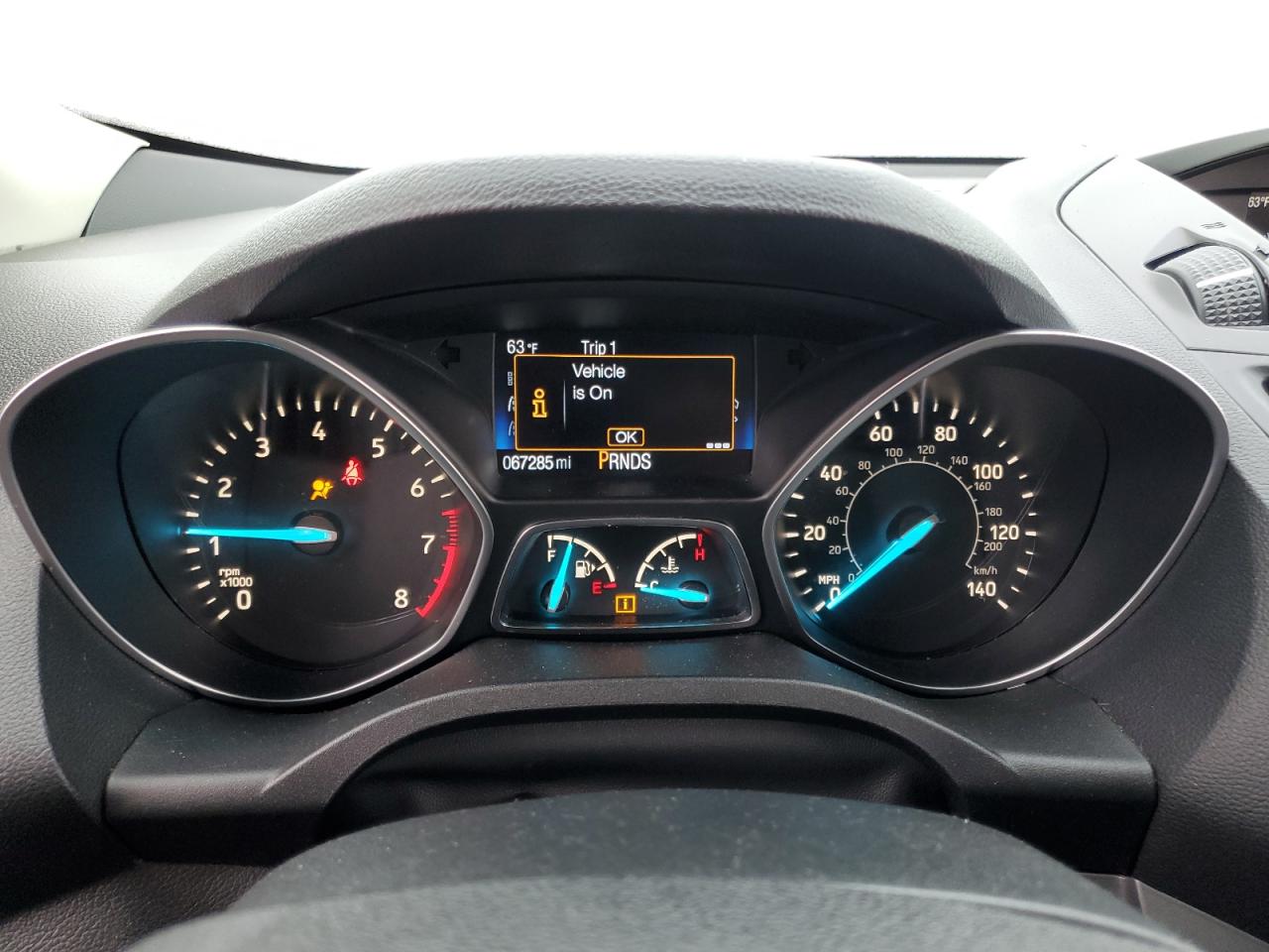 2018 Ford Escape S VIN: 1FMCU0F71JUA31544 Lot: 85521465