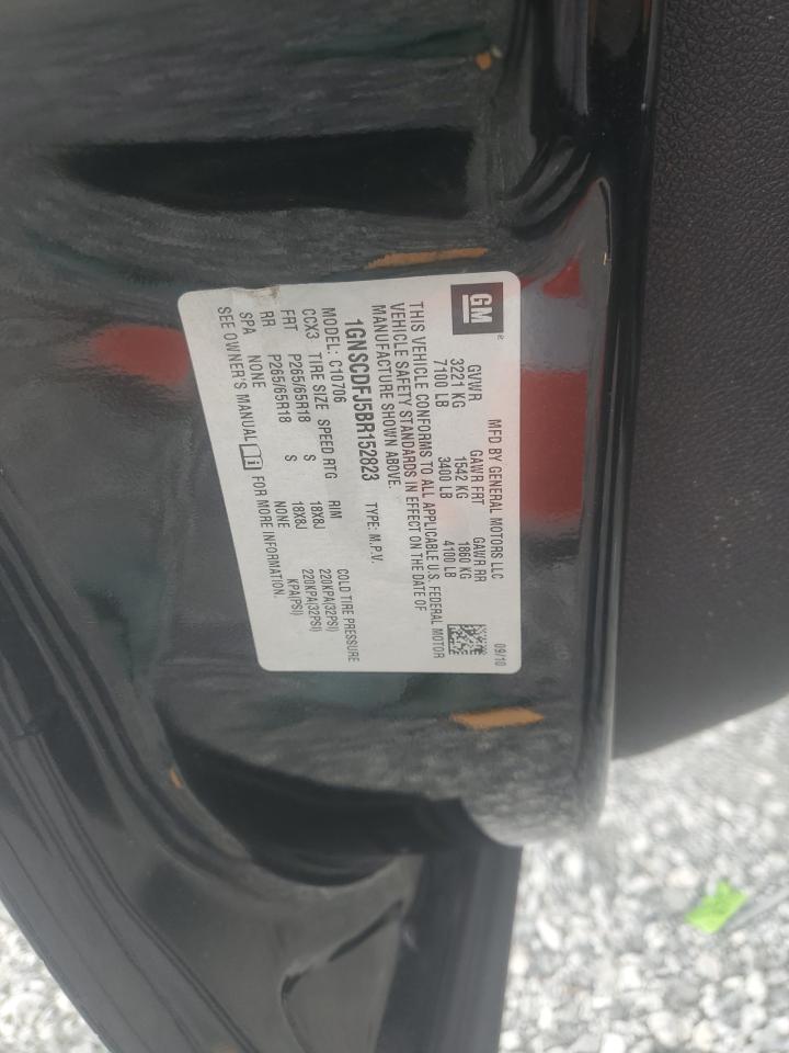 2011 Chevrolet Tahoe Hybrid VIN: 1GNSCDFJ5BR152823 Lot: 86098935