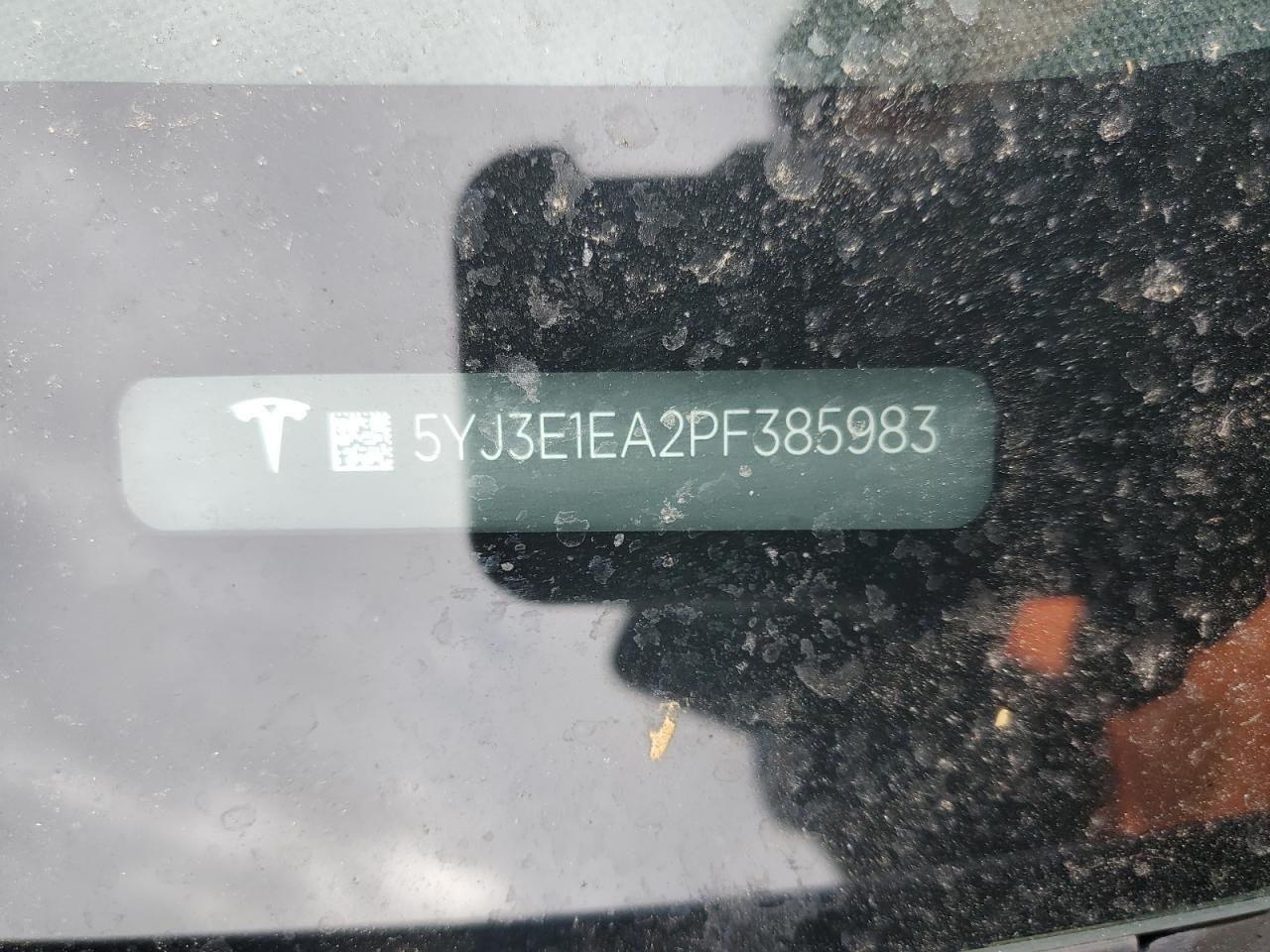 2023 Tesla Model 3 VIN: 5YJ3E1EA2PF385983 Lot: 84911815