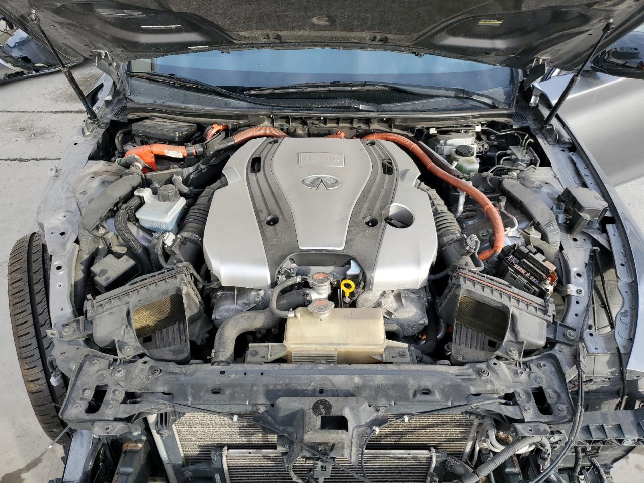 2014 Infiniti Q50 Hybrid Premium VIN: JN1AV7ARXEM702289 Lot: 85547305